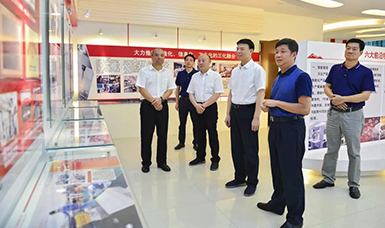福建省人大常委會(huì)黨組書(shū)記、副主任張廣敏蒞臨虹潤(rùn)公司調(diào)研指導(dǎo)